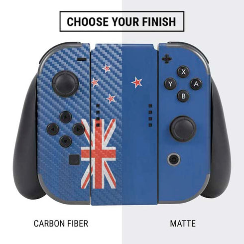New Zealand Flag Distressed Nintendo Switch Bundle Skin